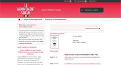 Desktop Screenshot of lemouvementsocial.net
