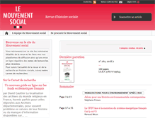 Tablet Screenshot of lemouvementsocial.net